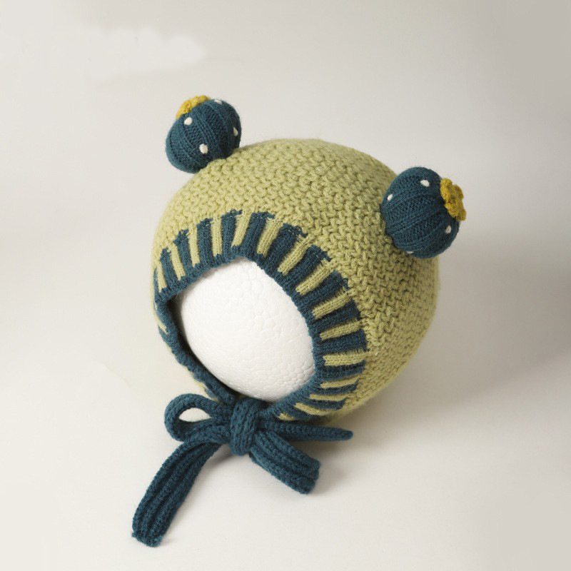 Sombreros para bebés otoño y invierno recién nacidos sombreros cálidos para hombres y mujeres sombreros de tejido para niños sombreros de lana