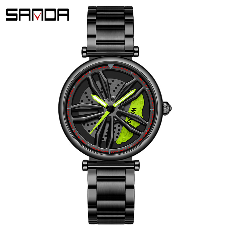 1074 강철 스트립 검정색과 녹색