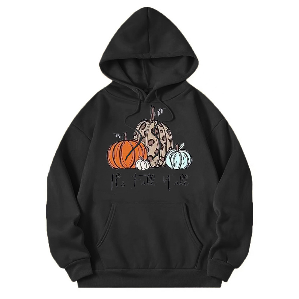 2023 otoño e invierno nuevo suministro transfronterizo forro polar bolsillo de manga larga Halloween patrón impreso suéter imagen de soporte