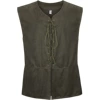 Green vest, wide color palette