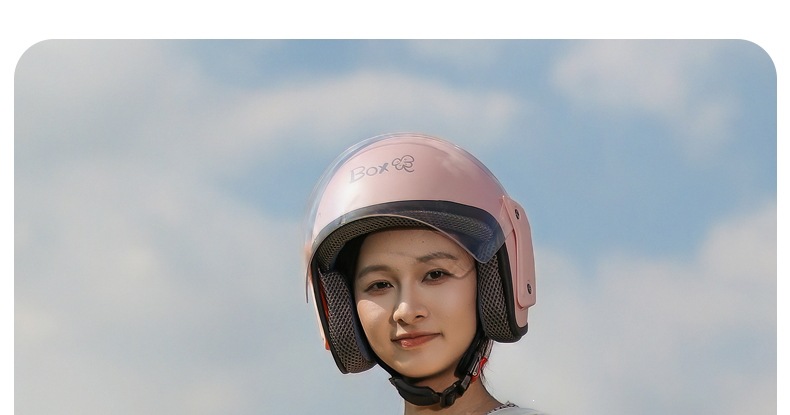 3C certified electric motorcycle helmet for men and women, cute and warm, suitable for autumn and winter, half-face safety helmet, all-season adult cartoon helmet