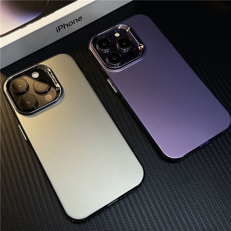 IMD double-layer color silver for Apple electroplated lens 15 phone case iPhone14promax advanced 13 Hard Case