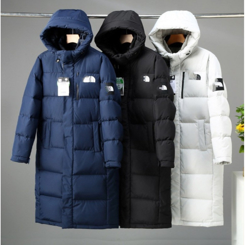 Beijia 51J down Jacket for Men and Women, Couple Style, Hooded, Thickened, Korean Version, Casual Mid-Length Coat, Sports Outdoor Trendy