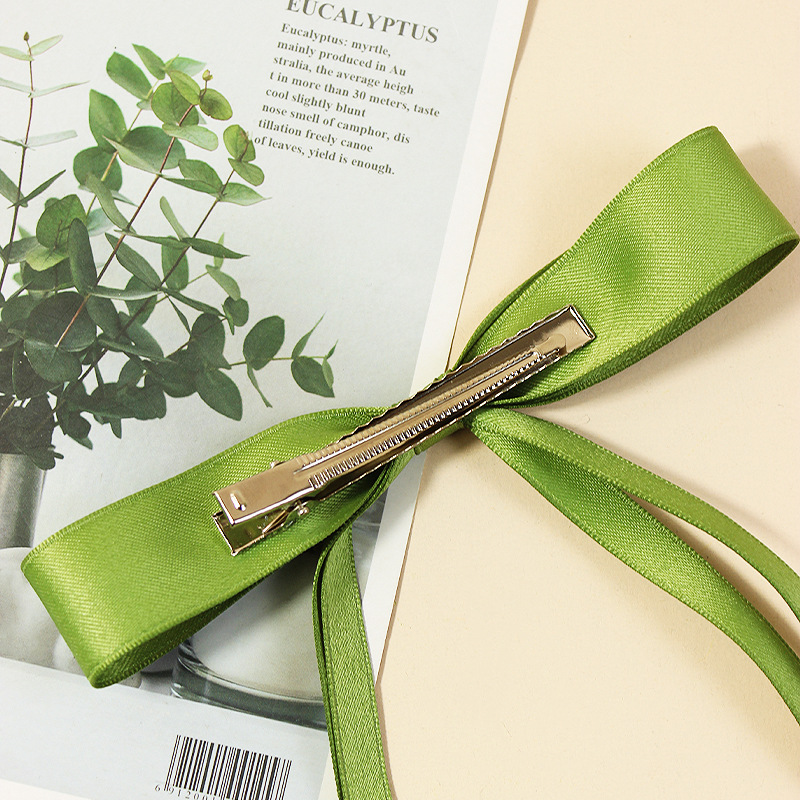 Women's Simple Style Bow Knot Cloth Hair Clip display picture 4