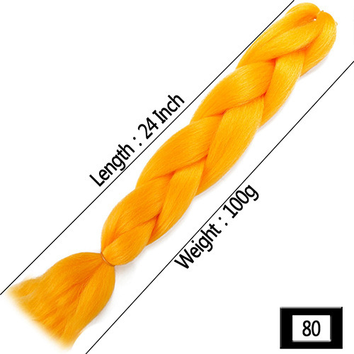 Peruca de comercio exterior gran trenza color gradiente africano gran trenza fibra química de alta temperatura seda trenza pelucina trenzada extensión de pelo