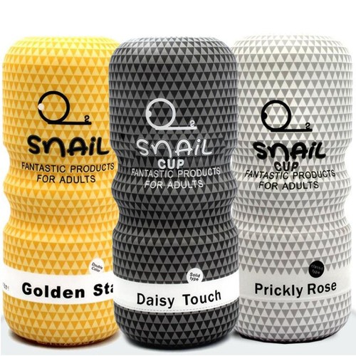 Snail aircraft cup male hand-held portable mini silicone buttock reverse film soft rubber exerciser adult novelty product