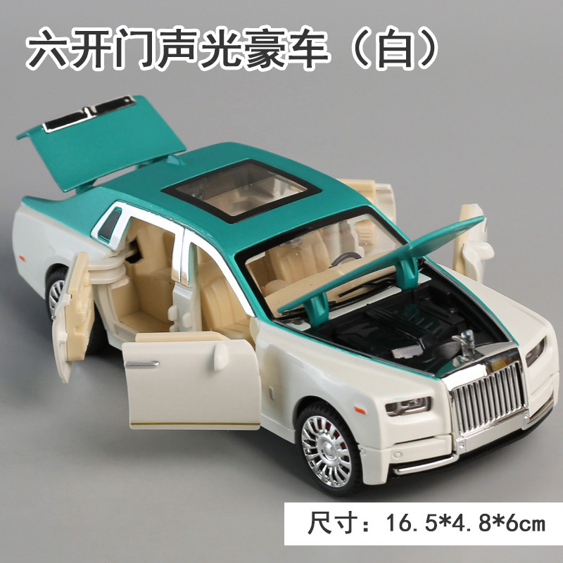 Six-door Rolls-Royce Phantom White (flexible parts/sound and light music/inertia…