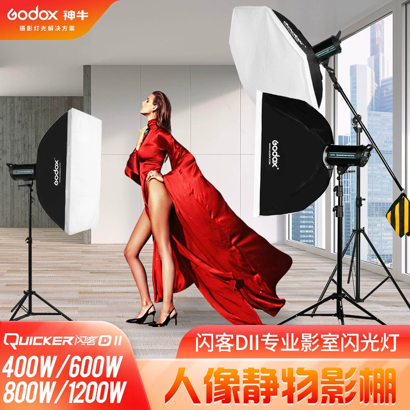 Фара Godox, комплект вспышки, 600 Вт, 800 Вт, 1200 Вт, 400 Вт