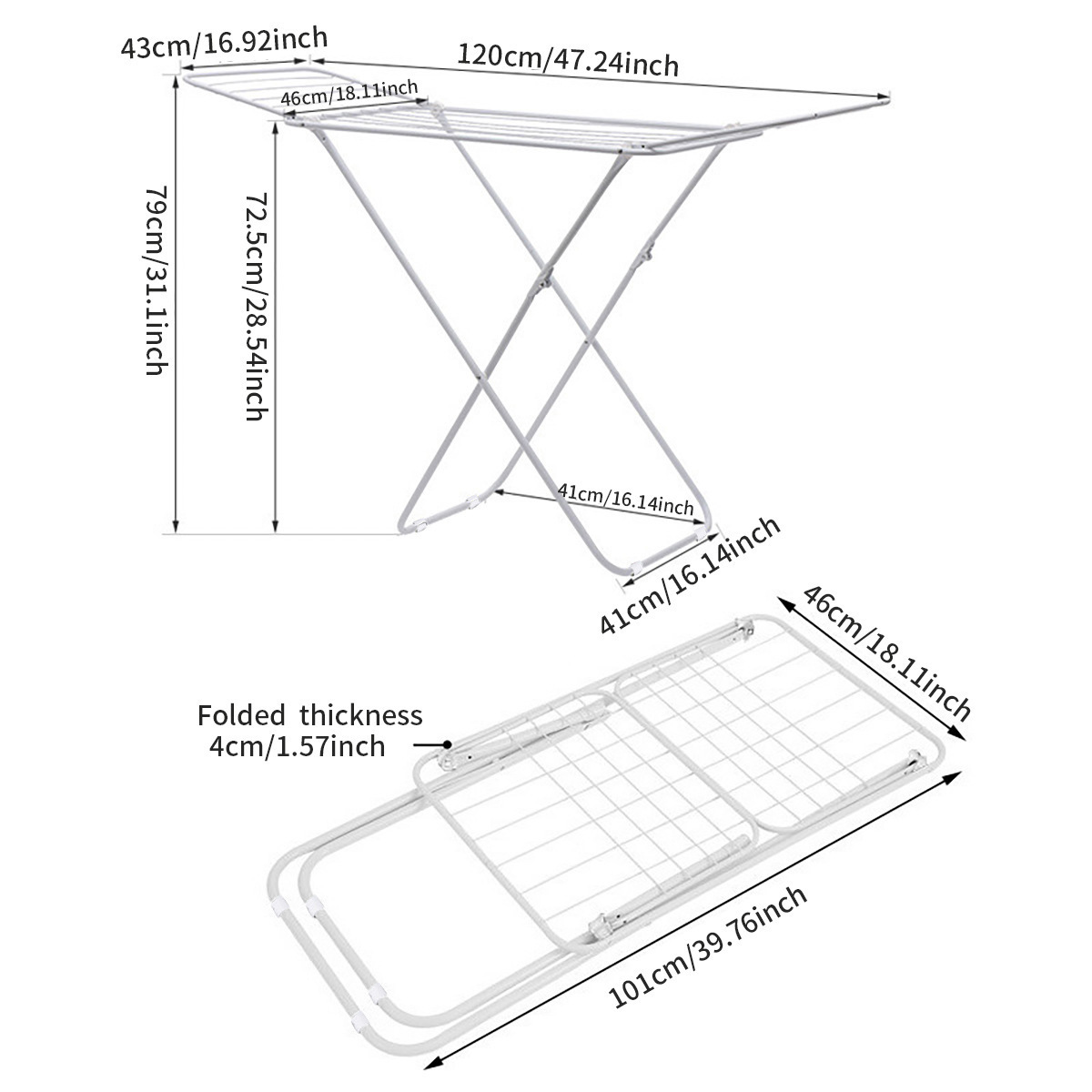 X-wing suelo percha de secado balcón plegable interior y exterior sin instalación edredón almacenado edredón doméstico mayorista