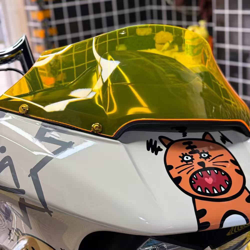 Motorcycle Windshield Suitable for Harley Motorcycles 15-23 Road Glide 9inch Thick Windshield Available in Multiple Colors