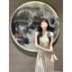 New Chinese Style Retro Embroidered Lace Button Small Flying Sleeve Top Women's Waist Wide Leg Culottes Two-Piece Set Summer New Style