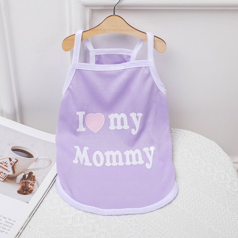 Ropa para mascotas, gato, bichón, lucha contra Bomei, perro pequeño, chaleco nuevo, camisola, ropa para perros, estilo fino de primavera y verano