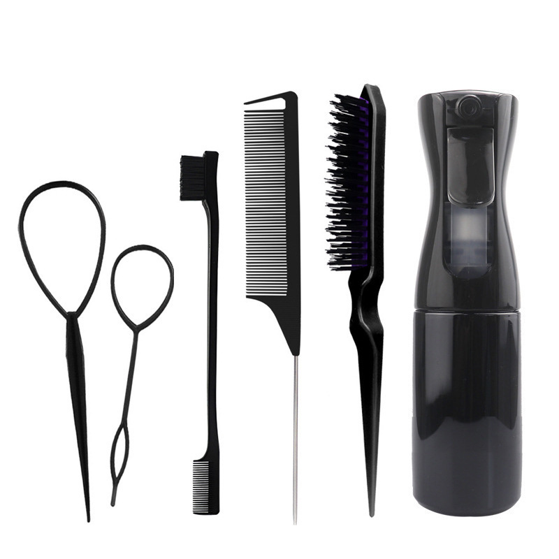 クロスボーダー卸売美髪ツールセットヘアライン櫛ブラシ化粧櫛高圧持続噴霧スプレーポットの髪の形|undefined