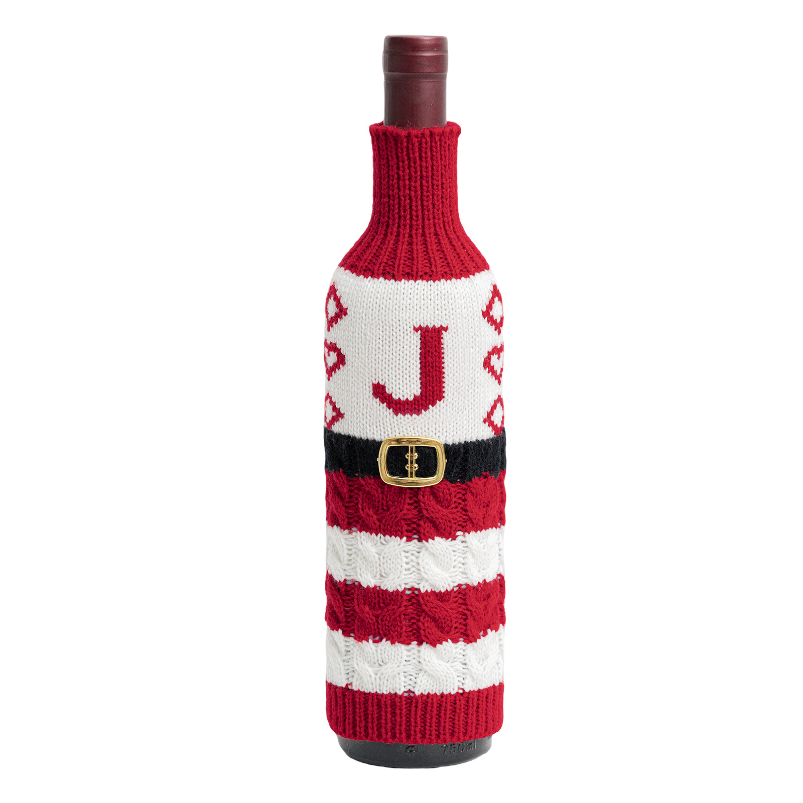 Navidad transfronteriza letras botellas de vino set decoración Navidad tejo set de vino set decoración fiesta atmósfera festiva