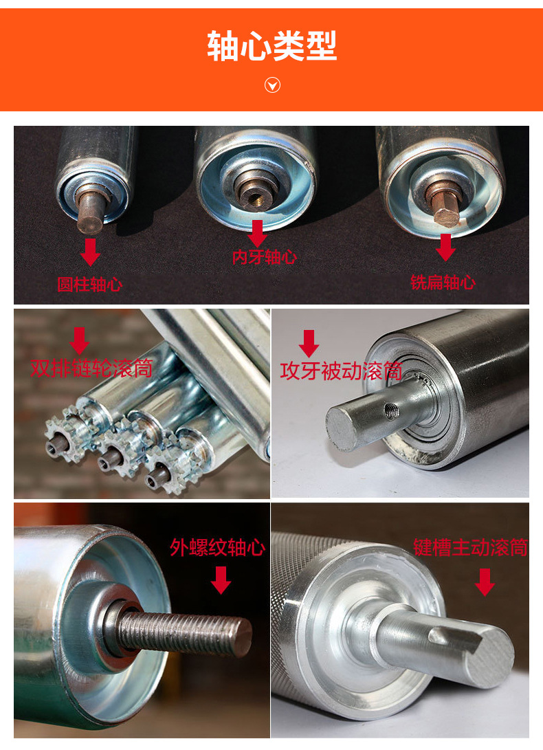 锥形滚筒 转弯机锥辊链轮滚筒塑钢动力锥形双排齿输送锥度辊筒-阿里巴巴