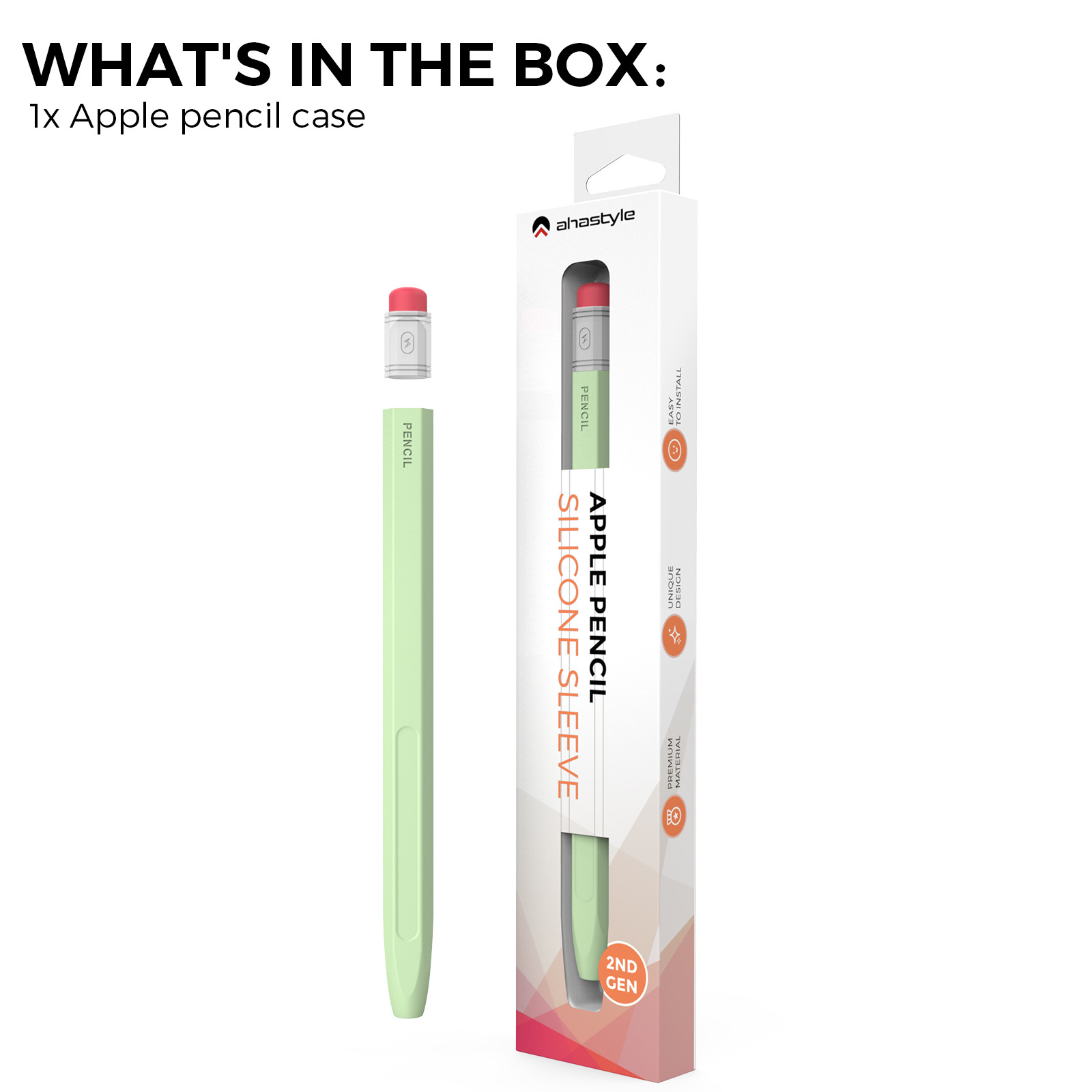 Funda protectora de silicona para bolígrafo Apple Apple Pencil pro y funda antideslizante para lápiz retro de segunda generación