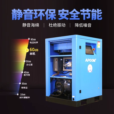 Oil-Free Water-Lubricated 15-Kilowatt Screw-Type Hava kompressorları