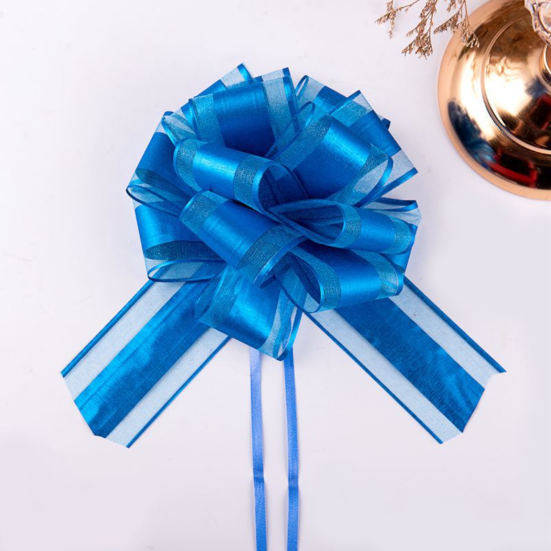 Transfronterizo 2023 nuevo 50 grande bola cepillado flor Navidad vacaciones regalo flores cesta embalaje tire flor cinta