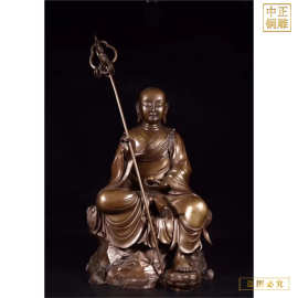 铜雕地藏王菩萨像 大型地藏王菩萨铜像 地藏王菩萨铜像图片