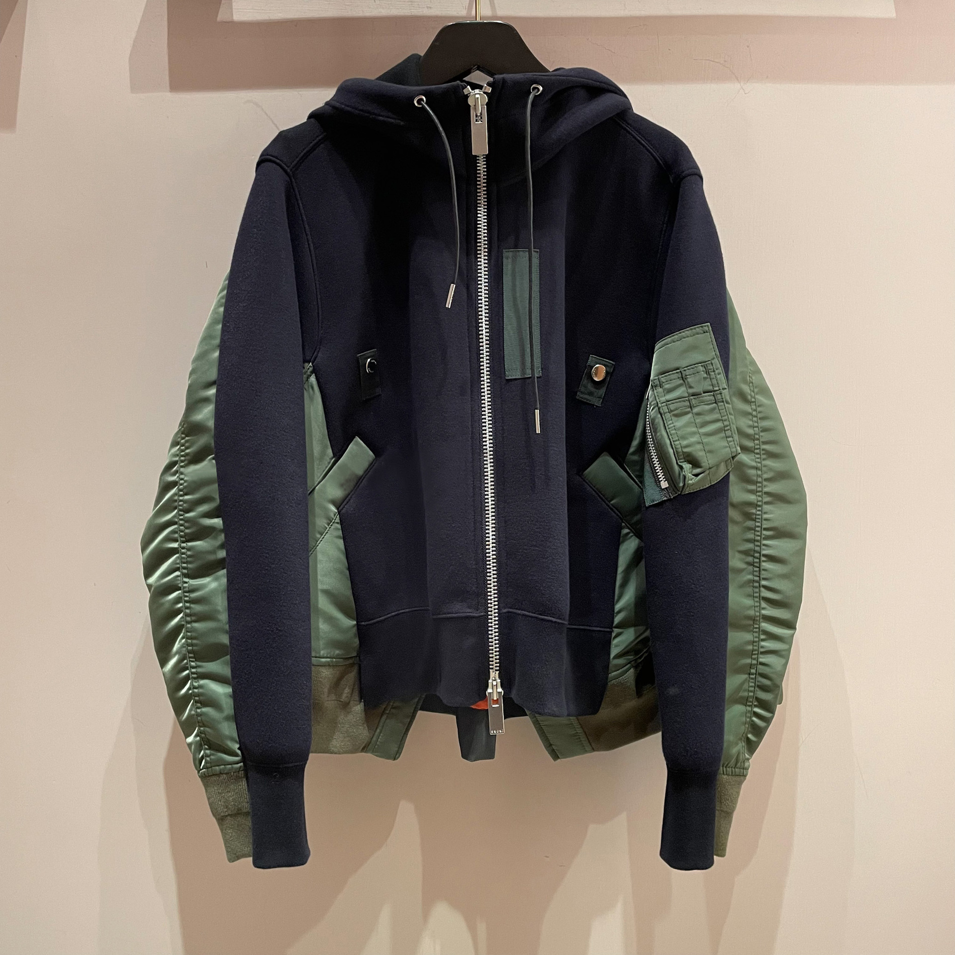 Oversized Padded Zip-Up Hoodie