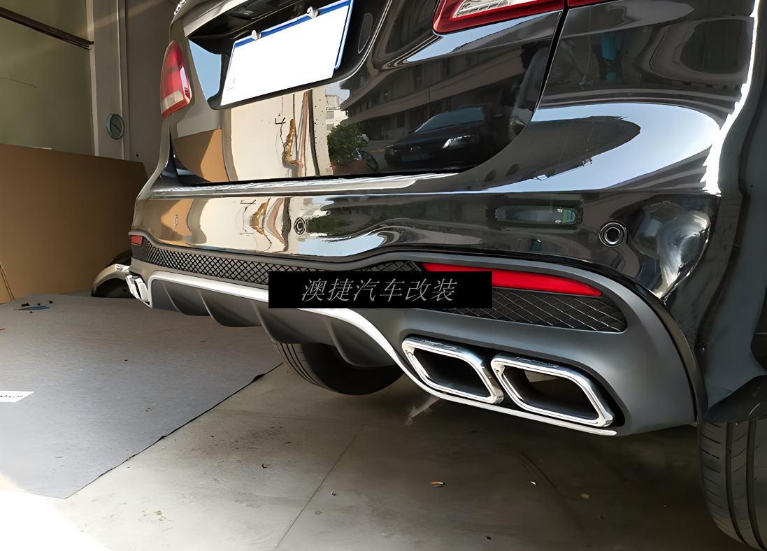 Suitable for Mercedes-Benz GLE320 GLE 400 450 W166 modified GLE63AMG to surround the front and rear bars, tail throat and rear lip