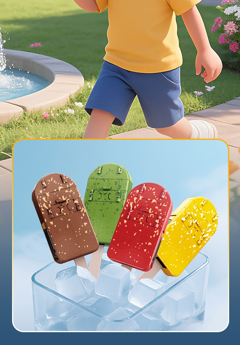 Робот-трансформер Star Steel Ice Cream Warrior красный