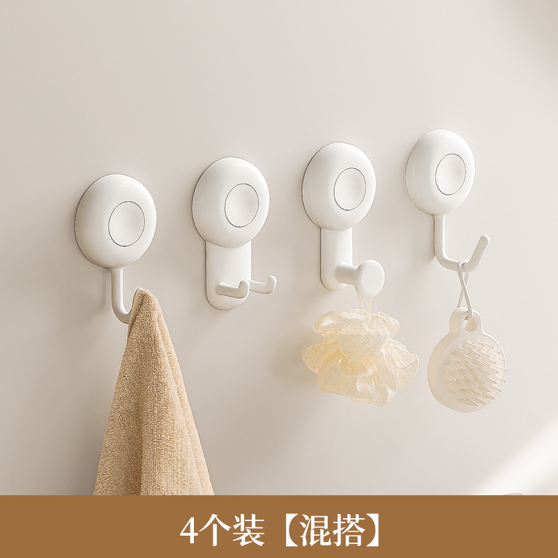 Gancho giratorio adhesivo resistente sin agujeros pegajosos para baño de baño de cocina sin rastro de dopamina gancho adhesivo