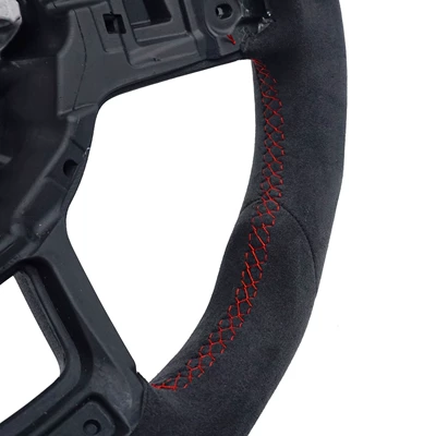 and red return-to-center mark on the – Steering wheel