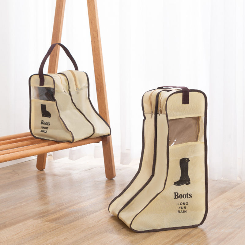 Bolsas de almacenamiento de zapatos no tejidos artefacto hogar a prueba de polvo y a prueba de humedad cubierta de zapatos de nieve con botas bolsa de arranque image 3