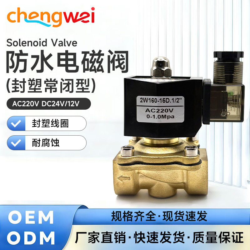 All-Copper Normally Closed Solenoid Valve 220V24V Outdoor Moisture-Proof Anti-Fog Water Valve Gas Valve Electronic Switch Pipeline Control Valve All-Copper Normally Closed Solenoid Valve 220V24V Outdoor Moisture-Proof Anti-Fog Water Valve Gas Valve Electronic Switch Pipeline Control Valve