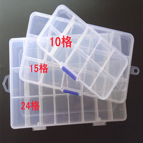 10-grid 15-grid detachable lure fisherman's tackle box accessories jewelry box AliExpress soft bait hard bait specialized