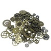 Metal retro mechanical mixed accessory with gears, 100 gram, punk style, Aliexpress