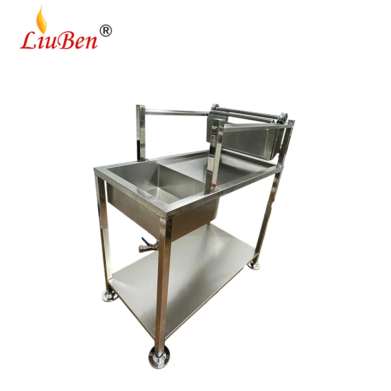 工厂定制 甜甜圈奶油撒糖机 淋油装饰机手摇糖粒裱花面包工作台