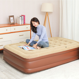 L6Y Inflatable Bed Lunch Break 1.5 Double Simple Cartoon Air Cushion Bed Heightened Floor Folding 1.2 Single Sleeping