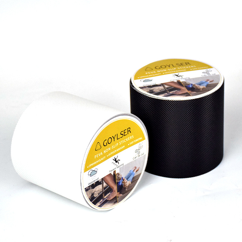 Transfronterizo negro PEVA cinta antideslizante baños escaleras al aire libre antideslizante