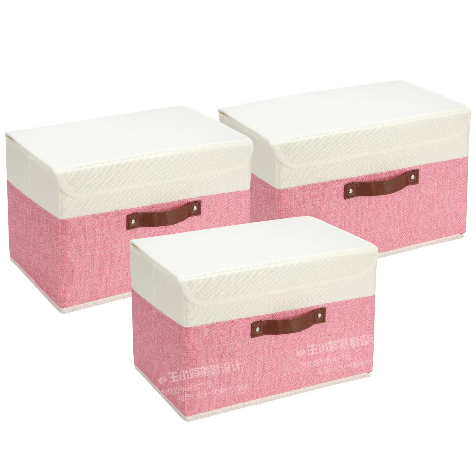 Caja de almacenamiento de costura de lino caja de almacenamiento de juguete caja de almacenamiento caja de organización tamaño lavable se puede pedir tienda de fábrica