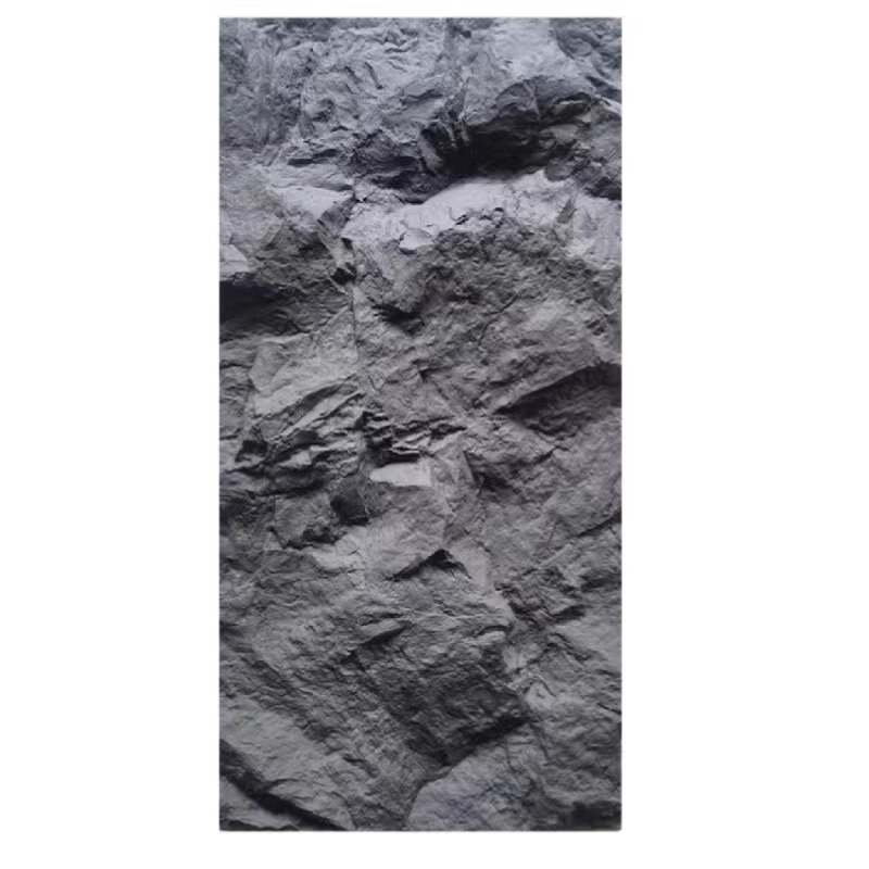 PU montaña roca roca roca pared de roca efecto tridimensional fuerte jardín hotel pared de fondo interior y exterior piedra cultural de piel de piedra ligera