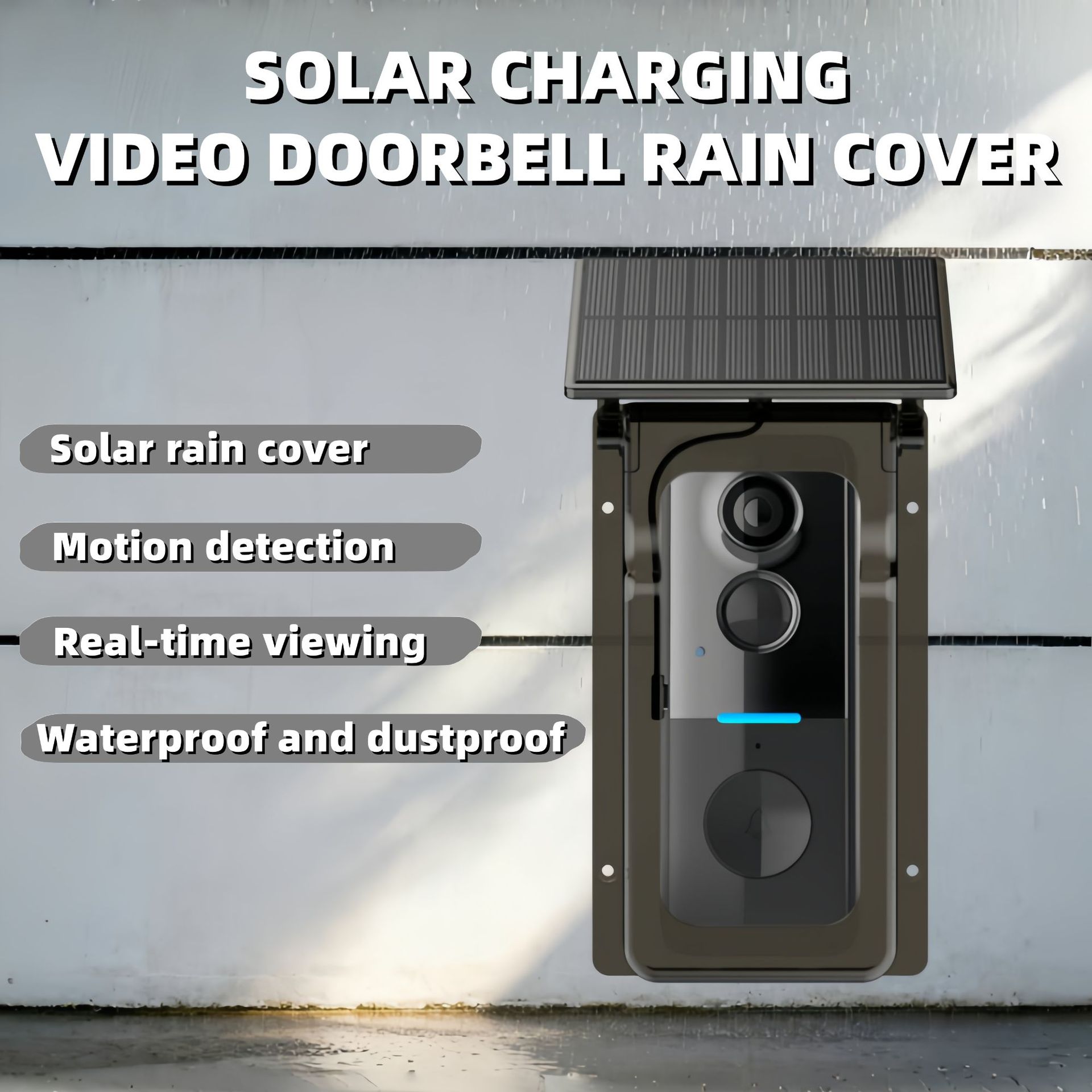 厂家定制涂鸦智能可视门铃高清 移动侦测双向对讲夜视无线门铃