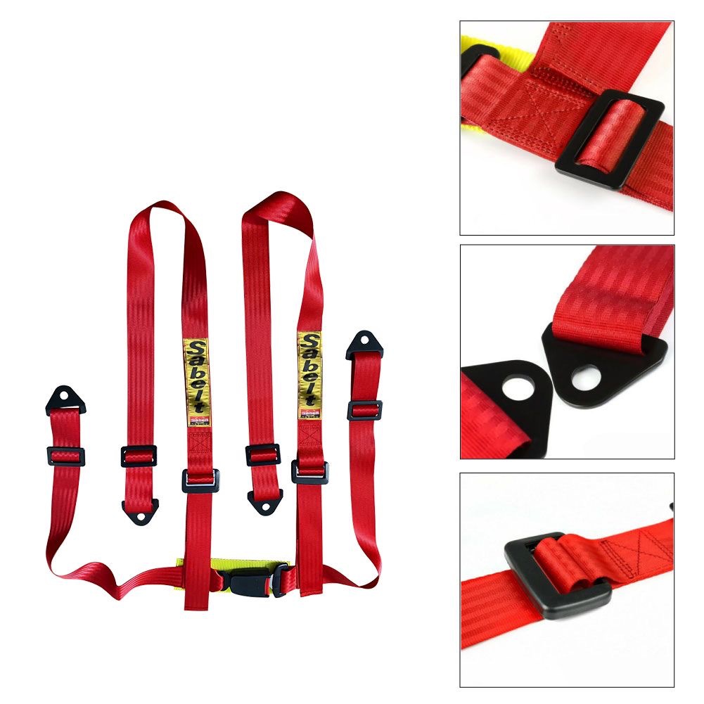 Car Modification 2inch Four-Point Sabeit Safety Belt Suitable for Car Jdm Modification Racing Style Safety Belt