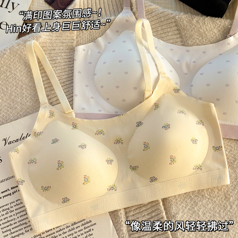 Girls' underwear, 12-16 years old, thin straps, anti-bump design, seamless, breathable, comfortable, suitable for autumn Girls' underwear, 12-16 years old, thin straps, anti-bump design, seamless, breathable, comfortable, suitable for autumn
