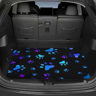 Avtomobil döşəmə paspasları Mat, Cross-Border Temu - 0226detm-car-8-75100cm-crystal-velvet-dot-plastic-bottom