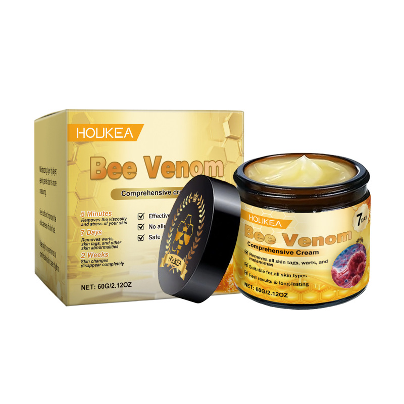 HOUKEA 蜂毒皮肤护理霜 温和清洁润滑肌肤补水紧致护肤涂抹护理霜|undefined