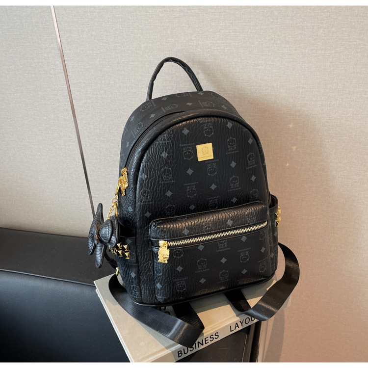 2025 nueva mochila de gran capacidad para mujeres caricaturas lindas osos mochila de mujer impresión de estilo coreano mochila de moda