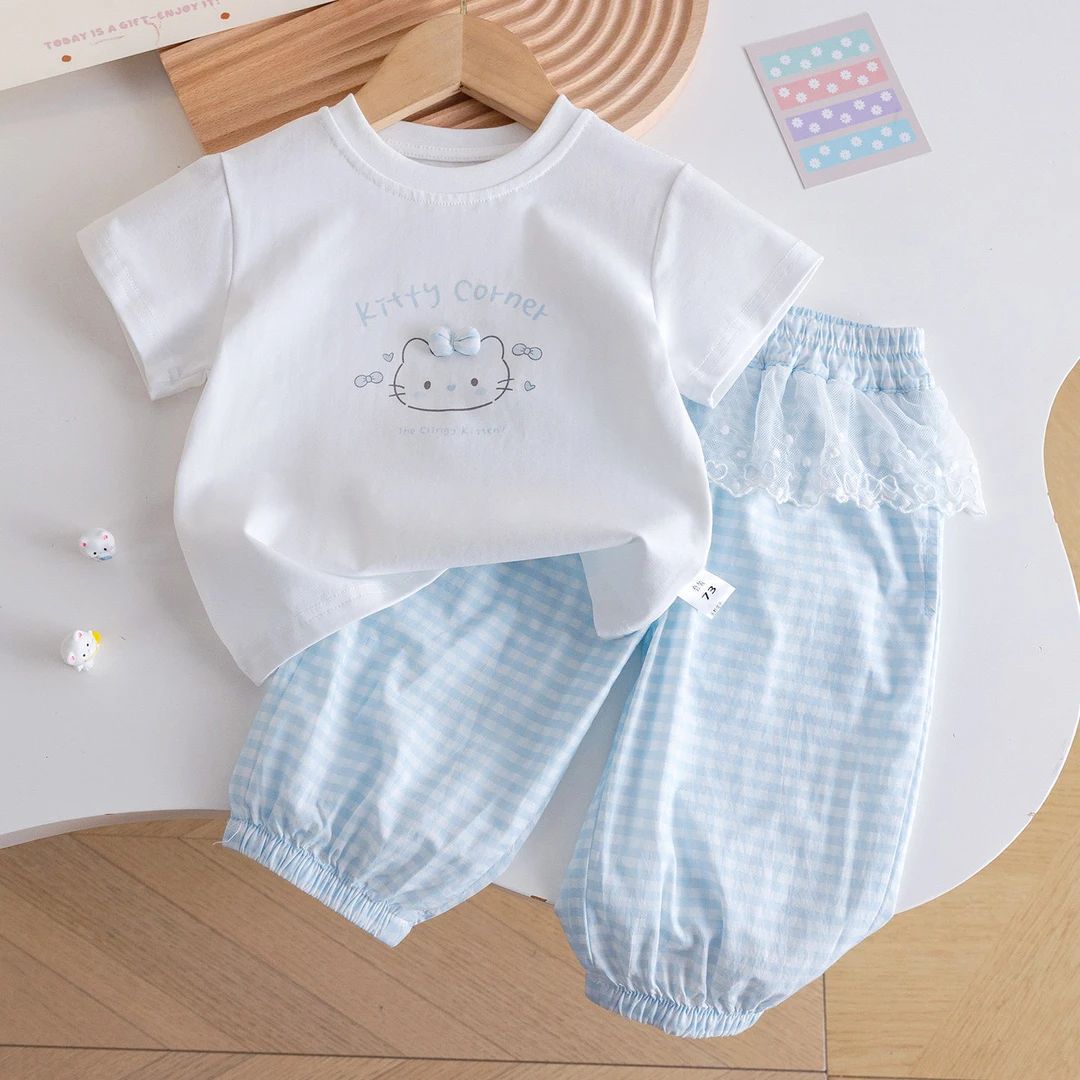 Summer three dimensional set girl's