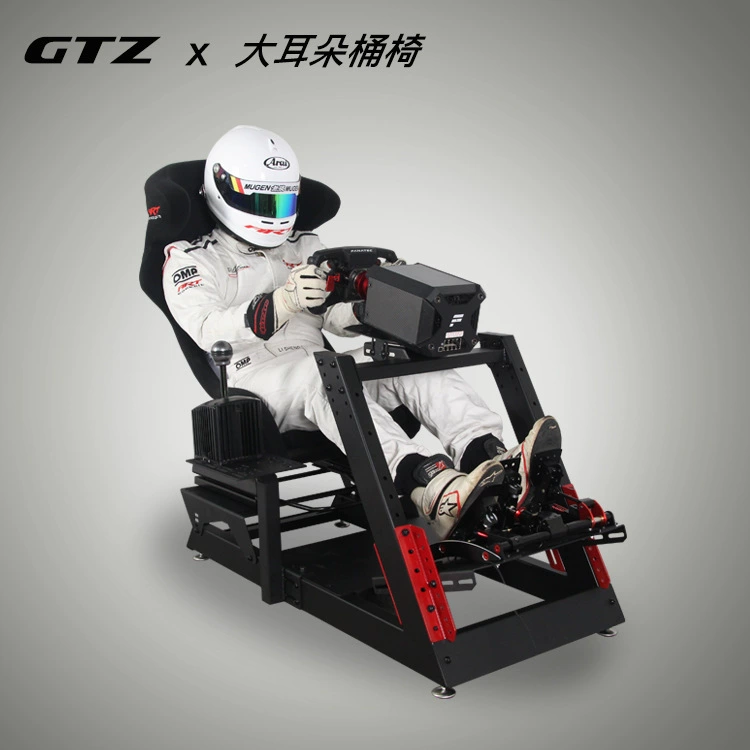 Подставка для гоночного симулятора GTZ с двумя режимами GT и F1T300DDpro, рулевое колесо с прямым приводом Speed Magic и сиденье