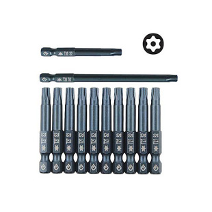 Industrial Grade Precision Plum Blossom Bit Screwdriver Factory S2 Hardened Plum Blossom Hexagonal Bit T5-T40 Electric Bit
