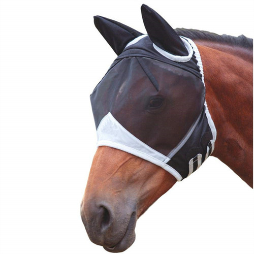Amazon's new breathable horse mask to prevent mosquitoes and flies, horse mask, equestrian supplies, shipped in seconds from Shenzhen factory