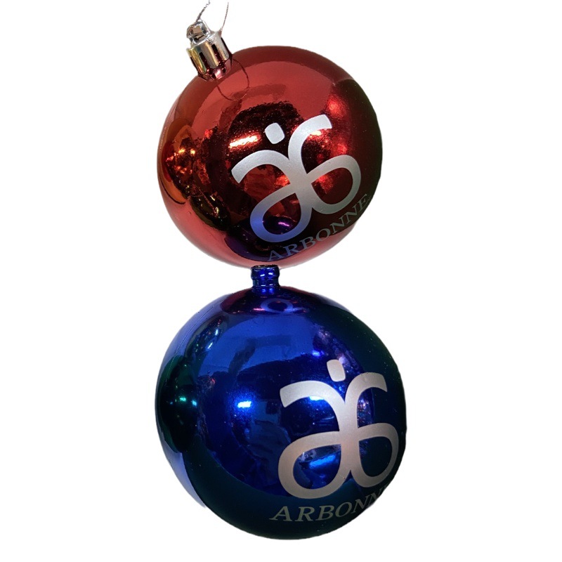 Venta directa de fábrica Bola de logotipo de Navidad BOLA DE Navidad árbol universal empresa de comercio electrónico transfronterizo