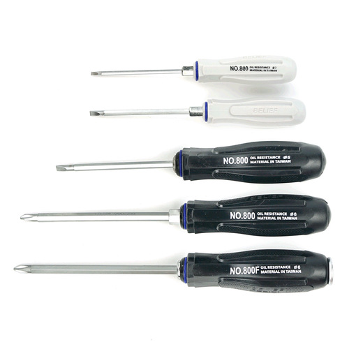 Mills Tools Hammer-Style Multi-Function Screwdriver Industrial Grade Chromium Vanadium Steel Through-Diameter Plus and Minus Double-Ended Screwdriver