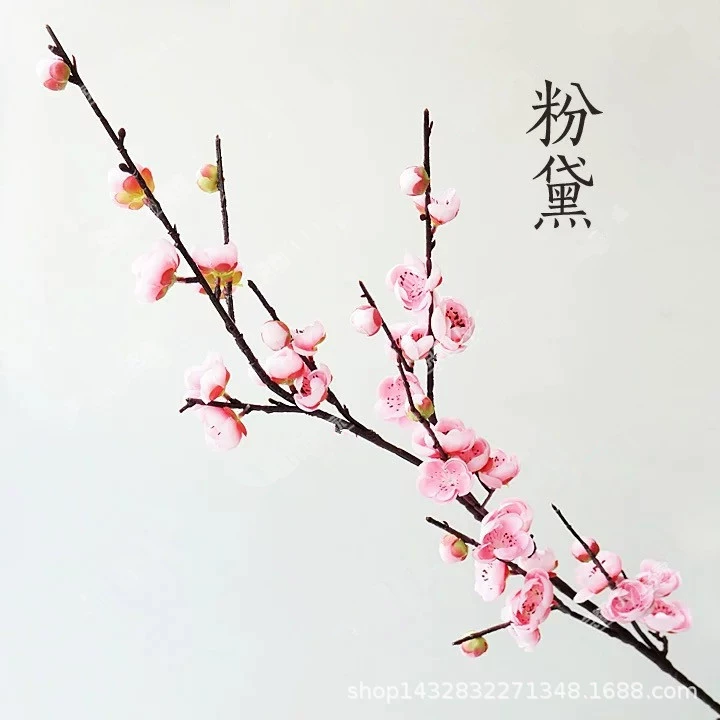 Симуляция сливовое цветок La Plum кукла цветок набухает чашка слива Гостиная китайский стиль домашнее украшение оптом
